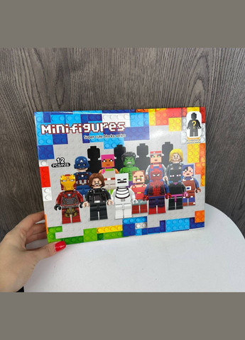 Набір фігурок жителі Minecraft фігурки 12 шт іграшкові герої Майнкрафт Diy (328948441)