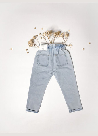 Голубые джинсы 92-98 см голубой артикул л286 Zara