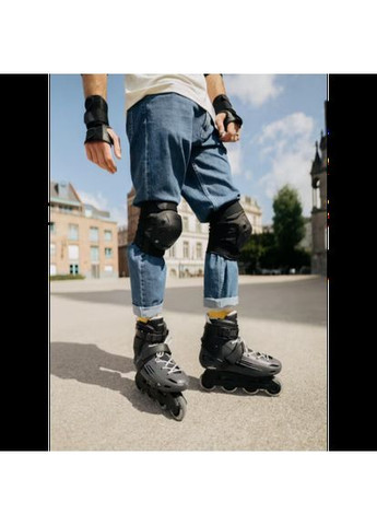 Ролики для Взрослых EU 37/38 Hard Shell MF140 Черный (тормоза в комплект не входят) Oxelo (335052423)