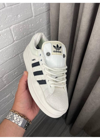 КРОСІВКИ ЖІНОЧІ ADIDAS CAMPUS X BAD BANNY WHITE BLACK АДІДАС КАМПУС No Brand чорні демісезони (368862302)