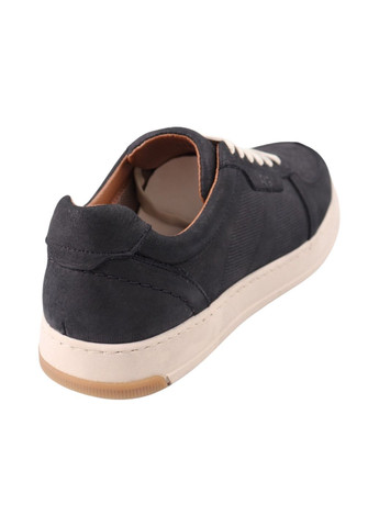 Чорні кеди чоловічі чорні натуральний нубук Konors 786-24DTS