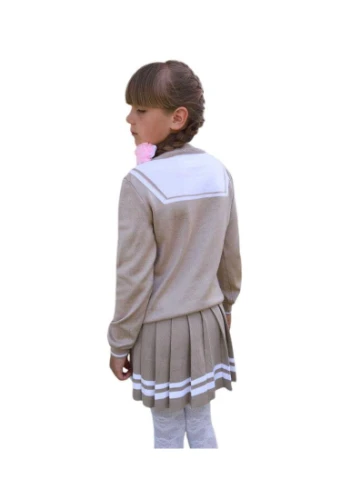В'язаний дитячий джемпер "Морячка" для дівчинки ARTKNIT (ak26708p) Art Knit (384714524)