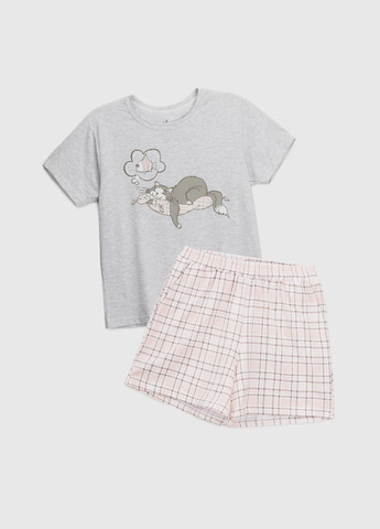 Серая всесезон пижама Ellen