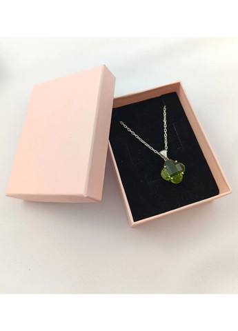 Колье серебряное с султанитом "Клевер" ЯКЛВ/б-слт Shatlen Кольє (361318891)