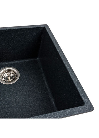 Гранітна мийка для кухні RUBA 4040 матова Антрацит Valeso (358059209)