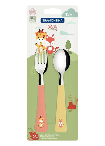 Столовые приборы дет. Baby Friends X2пр.стол.приб. (23797/905) Tramontina (365276030)