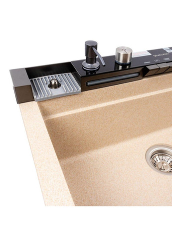 Гранітна мийка IRENA 6846 матова Сафарі Valeso (365877912)