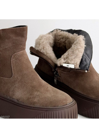 Зимние зимние ботинки No Brand из натуральной замши