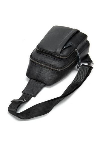 Сумка мужская из кожи через плечо 14784 Черная Vintage (331910752)