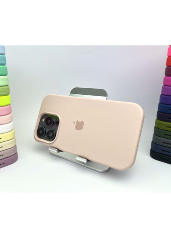Чохол на 14 PRO Silicone case мікрофібра силіконовий для айфона 14 ПРО Pink sand cover No Brand (369137038)