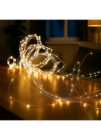 Гирлянда Лошадиный хвост 3 м 600 LED желтая светодиодная для новогоднего декора освещение интерьера декоративная Garlando (370432433)