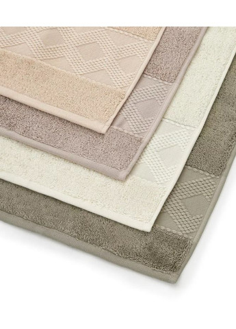 Турецкий набор махровых полотенец 4шт 70х140см No Brand бежевый