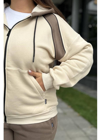 Жіночий костюм Comfort Duo з капюшоном (худі на блискавці + штани) No Brand (372125438)