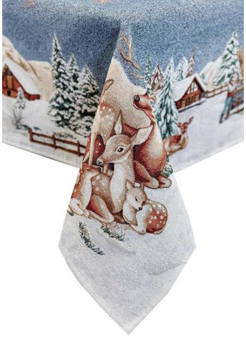 Скатертина гобеленова сяйво 135х240 см Різнокольоровий (7354) Прованс (361785022)