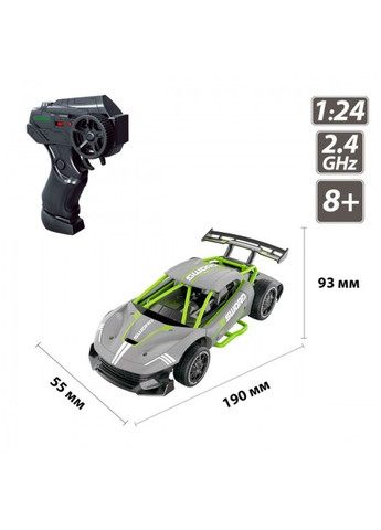 Автомобиль Speed racing driftr с р/к – Sword (серый, 1:24) Sulong Toys (331298957)