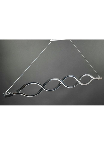 Люстра светодиодная подвесная LED светильник для квартиры на потолок лэд 27441 Хром 30-110х6х102 см. Sunnysky (335975368)