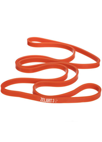 Гума петля для підтягувань та тренувань стрічка силова POWER BANDS FI-0889 1 помаранчевий Zelart (363023514)
