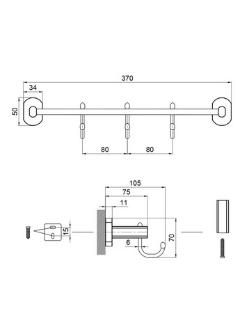 Гачок Liberty BLM Qtap 1154-3 (322127544)
