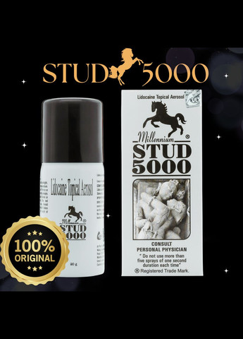 Спрей для удлинения полового акта Stud 5000 20мл No Brand (322595001)