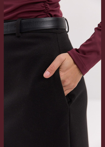 Довга спідниця із теплого трикотажу з розрізом ззаду Arjen (308725431)