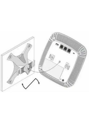 Кріплення AP-220-MNT-W1W Mt Basic White (JW047A) HPE (323101659)
