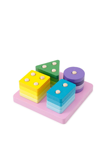 Дерев'яна іграшка для розвитку колір різнокольоровий ЦБ-00268536 No Brand (315780938)
