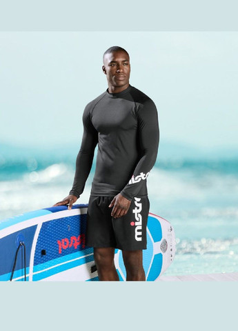 Черный демисезонный пляжный лонгслив Mistral с надписями