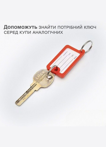 Брелок бирка для ключей бирки на ключи GDragon Home брелоки для отеля дома с надписью пластиковые 10 шт Желтые 98_2_10_6 No Brand (322634071)