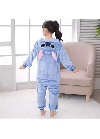 Комплект дитяча піжама кігурумі з домашніми капцями для дітей розмір піжами 110 розмір капців 25-31 (481570-Prob) Стіч Unbranded (363059180)