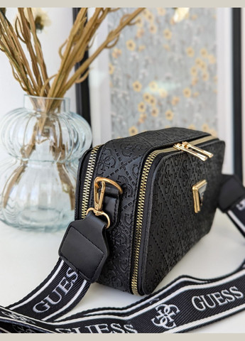 Сумочка Гесс кросс-боді міні лого чорний стьогана No Brand (322354323)