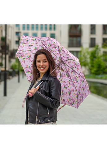 Розовый зонт женский механический компактный облегченный minilite-2 l354 Fulton средний (302664124)