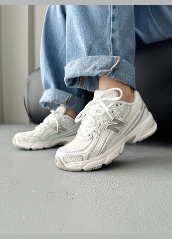 Кроссовки женские и мужские New Balance 740v2 White Grey | Нью Беланс 740 белые No Brand белые демисезоны (341264137)