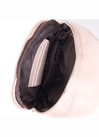 Жіноча слінг-сумка з екошкіри з кишенями та регульованим ремінцем рожева (sku_22766) No Brand (329853215)