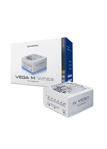 Блок питания CHIEFTEC Vega M (750W), >90%, 80+ Gold, 135мм FDB, 1xMB 24pin(20+4), 2xCPU 8pin(4+4), 3xMolex, 6xSATA, 4xPCIe No Brand (393470173)