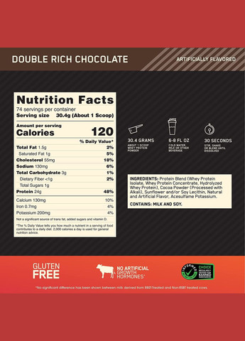 Протеин сывороточный изолят 100% Whey Gold Standard (2270 гр) Двойной шоколад Optimum Nutrition (278773929)