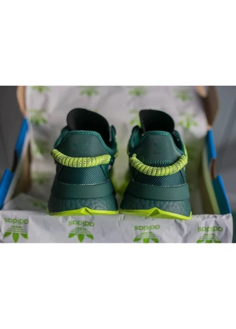 Зеленые летние кроссовки adidas nite jogger green адидас найт джогер No Brand