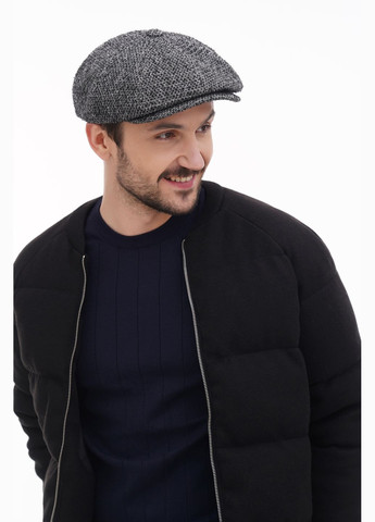 Кепка мужская восьмиклинка твид шерсть серая VECONS Восьмиклинка — стильний та елегантний (317971433)