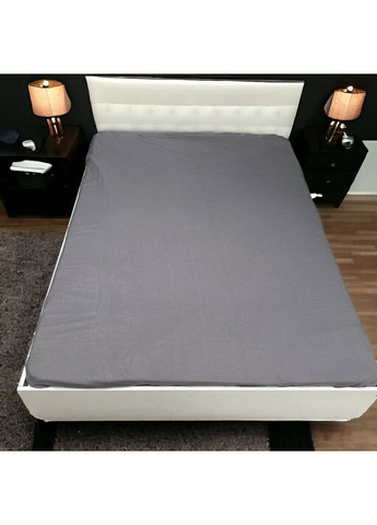 Простынь на резинке Delicacy фланель 90х200 см серый (94287073) SoundSleep (362575421)