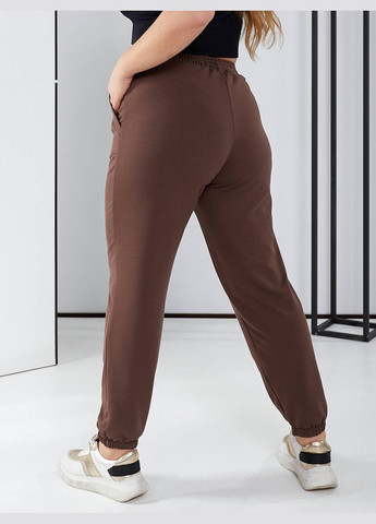 Женские брюки цвет шоколад р.50/52 450093 New Trend (282434798)