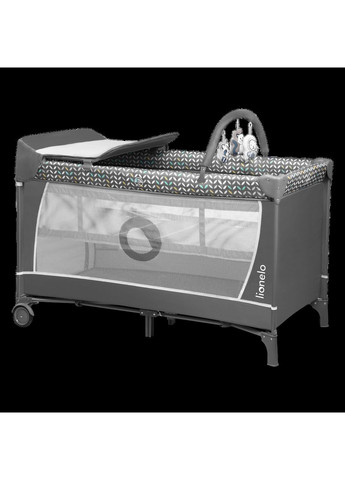 Манеж Flower Grey Scandi, сірий Lionelo LO-FLOWER GREY SCANDI (336330338)