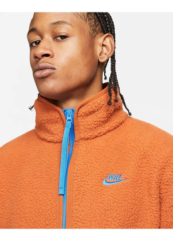 Оранжевая демисезонная куртка мужская Nike