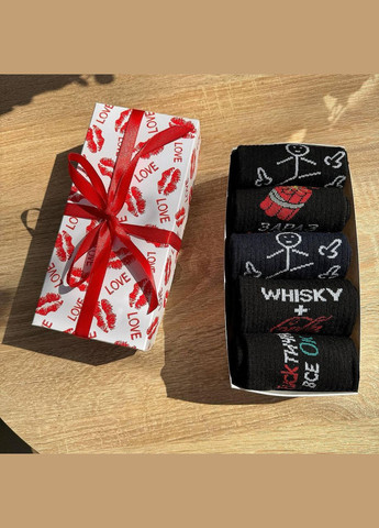 Комбіновані набір жіночих шкарпеток 36-41 5 пар у подарунковій коробці Vakko (308683625)