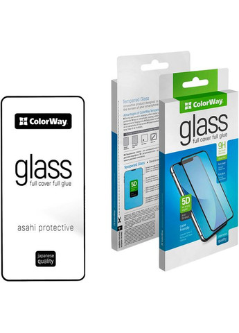 Захисне скло для Xiaomi Redmi Note 12 Pro 5G Black (CW-GSFGXRN12P5-BK) Colorway (316190612)