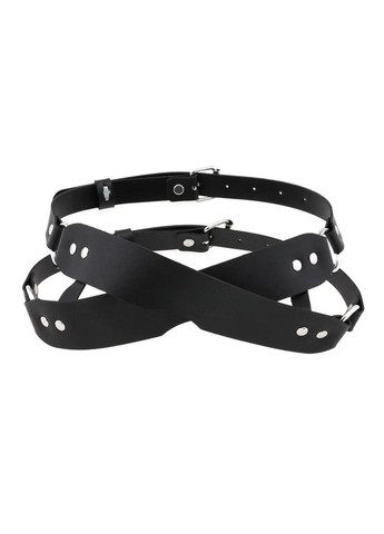 БДСМ-маска із заклепками зі штучної шкіри чорного кольору We Love (363188337)