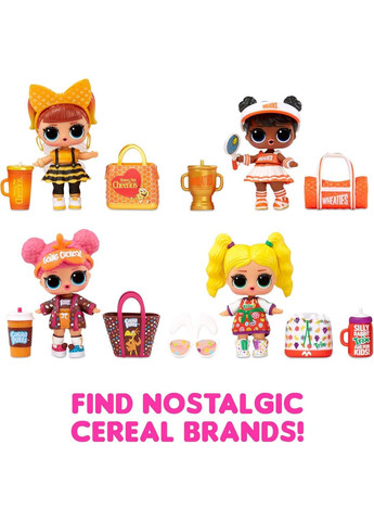 Кукла ЛОЛ сюрприз тематика хлопьев LOL Surprise Loves Mini Bites Cereal Dolls MGA Entertainment (282964617)