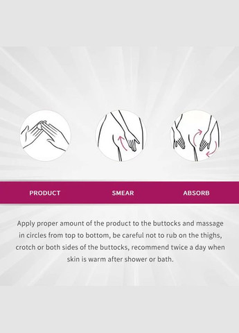 Крем для увеличения ягодиц снимает усталость от сидячего образа жизни Mango Buttock Cream 40 г RtopR (314886499)