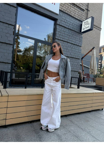 Світло-блакитна вкорочена косуха світло-блакитна No Brand