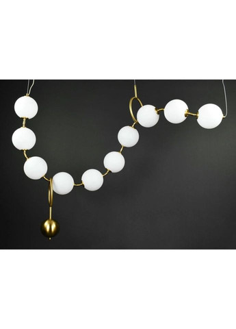 Люстра светодиодная подвесная LED светильник для квартиры на потолок лэд 27205 Латунь 30-160х20х150 см. Sunnysky (324395870)