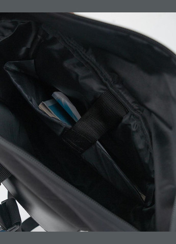 Практичний жіночий рюкзак ролтоп для ноутбука Rolltop, з екошкіри бірюзовий колір ToBeYou rolltopnew (293247147)