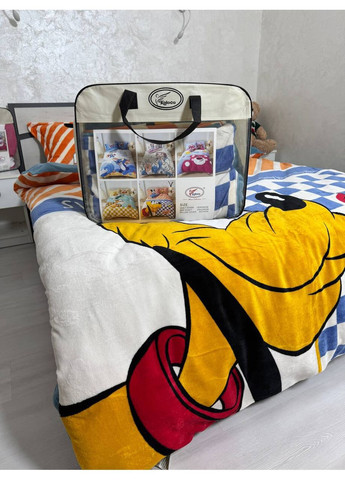 Дитяча велюрова постільна білизна півтораспальна Vishnya (365248987)